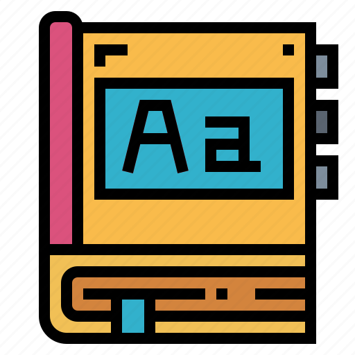 Dictionary, education, english, manual icon - Download on Iconfinder