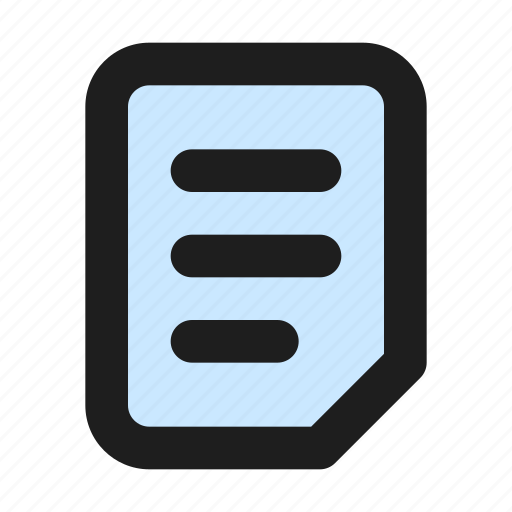File, paper, document, format, text icon - Download on Iconfinder