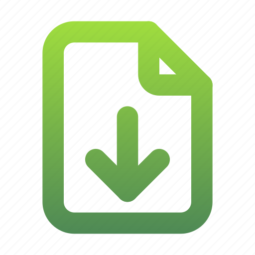 File, download, arrow, down, document icon - Download on Iconfinder