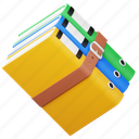 book, file, folder, document, data, folder icon