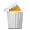 delete, remove, document, trash