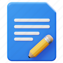 file, note, folder, document, data, folder icon