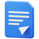 send, file, folder, document, data, folder icon