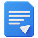 send, message, envelope, email, file, folder, document, data