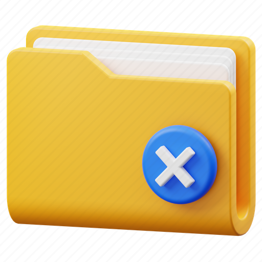 Document, rejected, file, folder, data, folder icon, archive icon - Download on Iconfinder