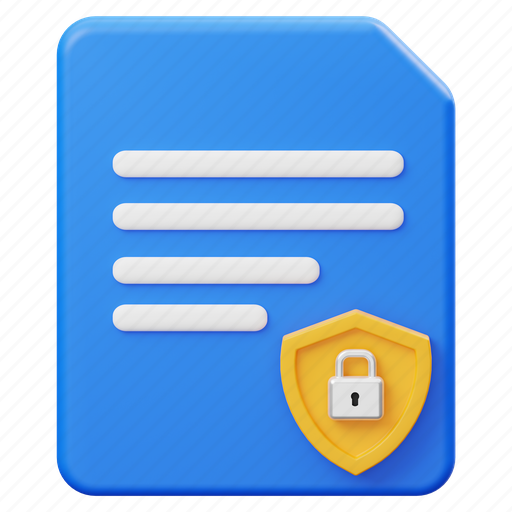Secure, file, shield, protection, security, safety, lock icon - Download on Iconfinder
