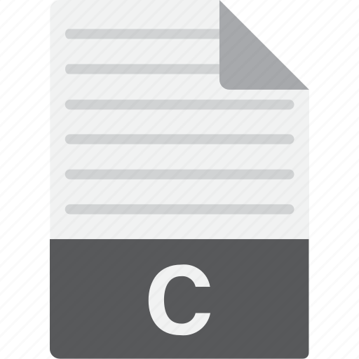 C, document, extension, file, format icon - Download on Iconfinder