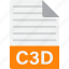 c3d, document, extension, file, format 