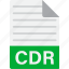 cdr, document, extension, file, format 