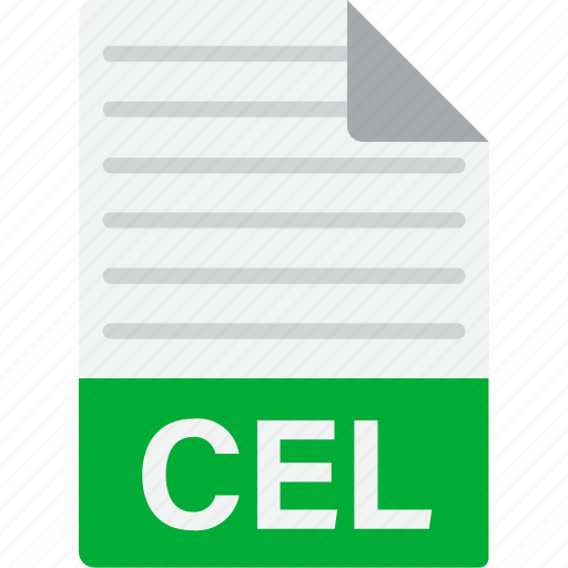 Cel, document, extension, file, format icon - Download on Iconfinder