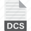 dcs, document, extension, file, format 