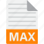 document, extension, file, format, max 