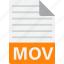 document, extension, file, format, mov 