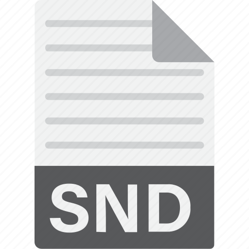 Document, extension, file, format, snd icon - Download on Iconfinder