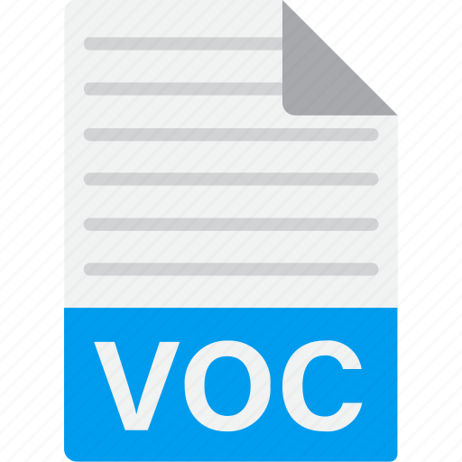 Document, extension, file, format, voc icon - Download on Iconfinder