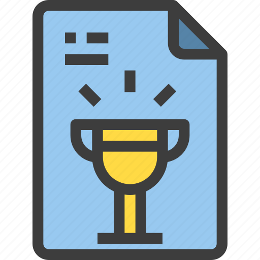 Document, file, form, interface, trophy icon - Download on Iconfinder