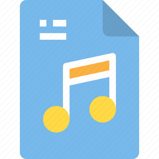 Document, file, form, interface, music icon - Download on Iconfinder