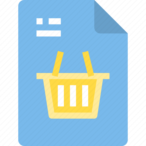 Document, file, form, interface, shopping icon - Download on Iconfinder
