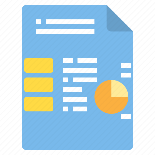 Business, chart, document, file, form, report icon - Download on Iconfinder