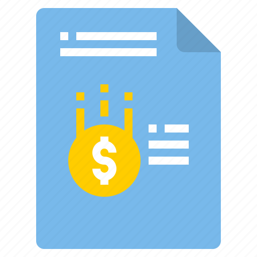 Document, file, form, money icon - Download on Iconfinder
