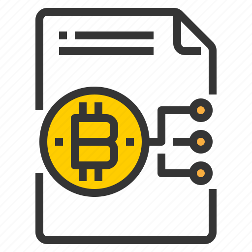 Bitcoin, chart, document, form, interface icon - Download on Iconfinder