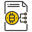 bitcoin, chart, document, form, interface 