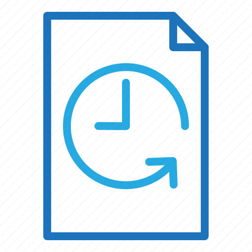 Document, extension, file, history icon - Download on Iconfinder