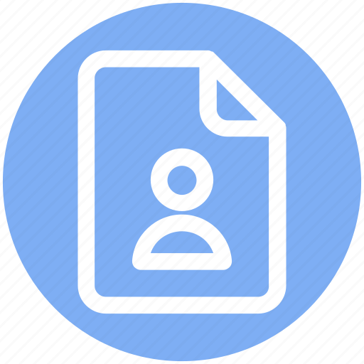 .svg, contact, copyright, document, file, profile, user icon - Download on Iconfinder