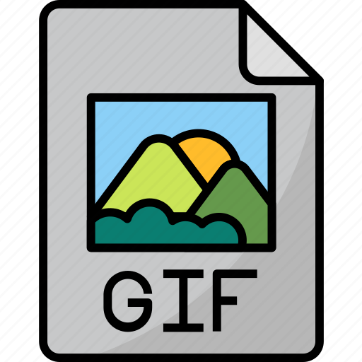 Gif, document, file, archive, extension, format, type icon - Download on Iconfinder