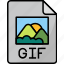 gif, document, file, archive, extension, format, type, folder, files 