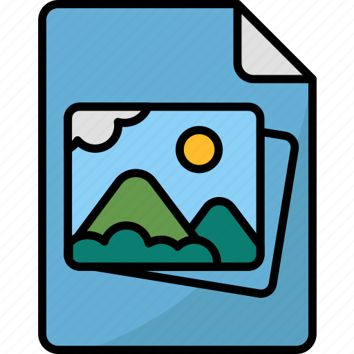 Image, picture, file, data, folder, photo, document icon - Download on Iconfinder