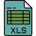 xls, language, coding, programing, file, document, format, folder