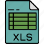 xls, language, coding, programing, file, document, format, folder 