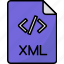 xml, language, file, coding, document, programing, format, folder, data 
