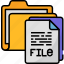 file, folder, document, management, files, and, data, project, presentation 