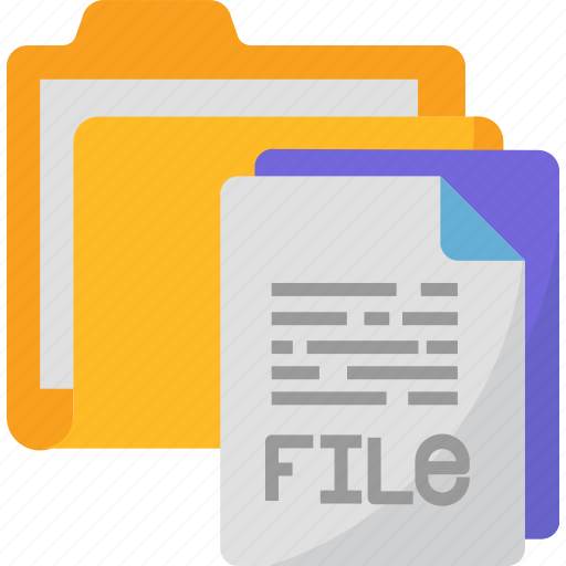 File, folder, document, management, files, and, data icon - Download on Iconfinder