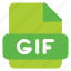 gif, document, file, format, folder 