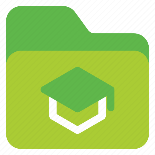 Graduation, knowledge, folder, file, sort icon - Download on Iconfinder