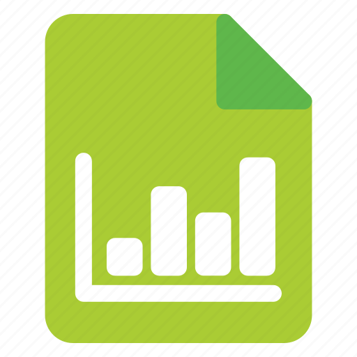 Graph, statistics, report, chart, folder icon - Download on Iconfinder
