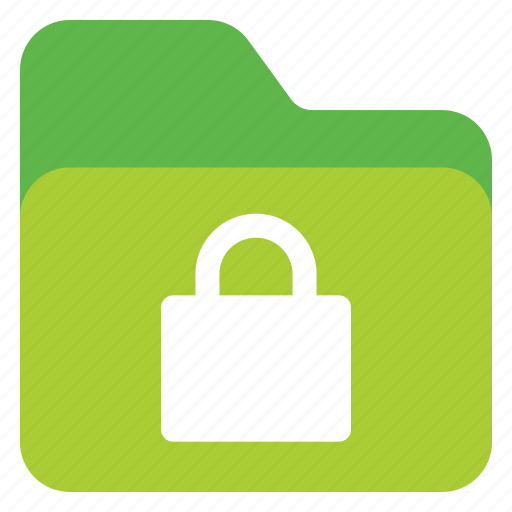 Lock, folder, padlock, locked, private icon - Download on Iconfinder