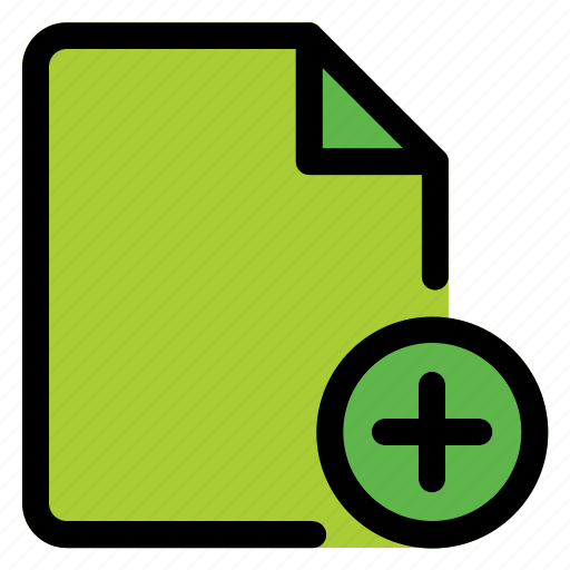 Add, file, document, format, folder icon - Download on Iconfinder