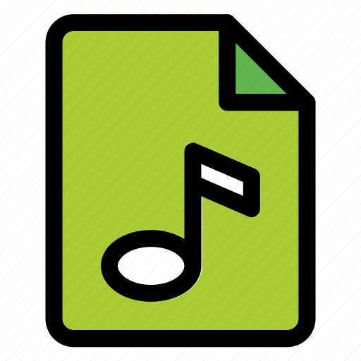 Audio, file, document, format, folder icon - Download on Iconfinder