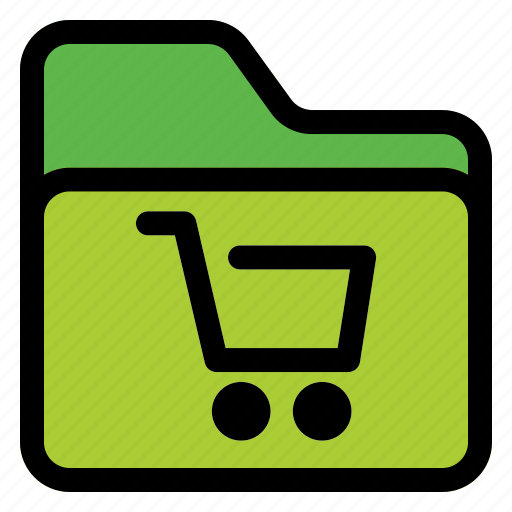 Cart, folder, files, document, store icon - Download on Iconfinder