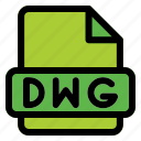 dwg, document, file, format, folder