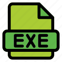 exe, document, file, format, folder