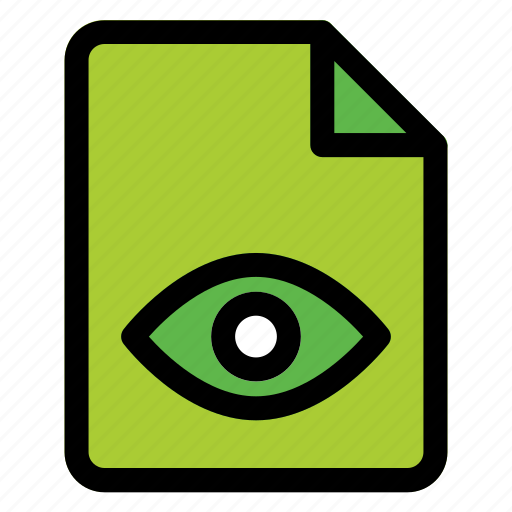 Eye, folder, archive, file, view icon - Download on Iconfinder