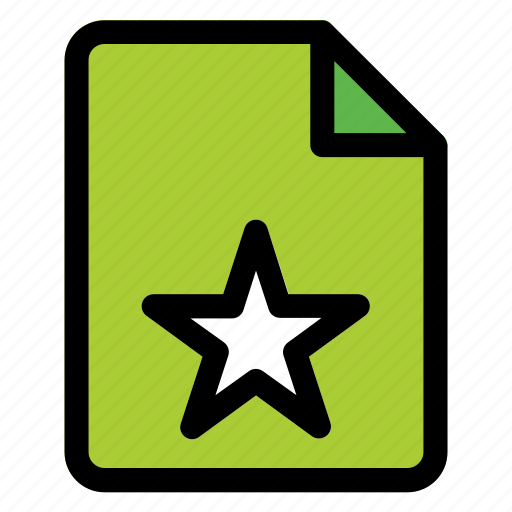 Favorite, folder, star, file, bookmark icon - Download on Iconfinder