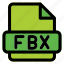 fbx, document, file, format, folder 