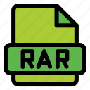 rar, document, file, format, folder