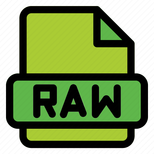Raw, document, file, format, folder icon - Download on Iconfinder